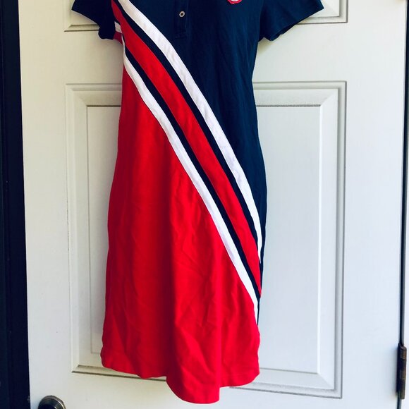 Tommy Hilfiger 1985 Collection Polo Dress Navy/Red Heritage Y2K Size Small - Picture 2 of 5